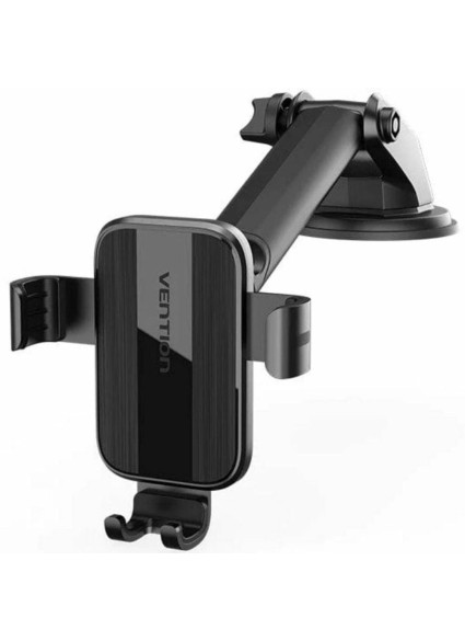 VENTION Auto-Clamping Car Phone Mount with Suction Cup Black Square Type (KCOB0) (VENKCOB0)