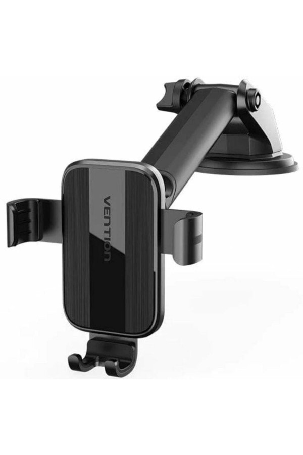 VENTION Auto-Clamping Car Phone Mount with Suction Cup Black Square Type (KCOB0) (VENKCOB0)