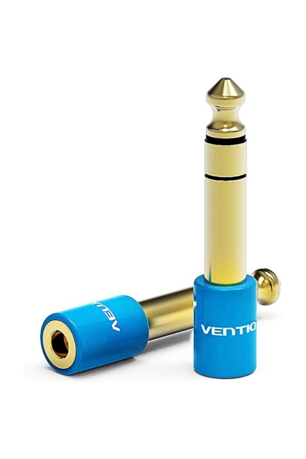 VENTION 6.5mm Male to 3.5mm Female Audio Adapter Blue (VAB-S01-L) (VENVAB-S01-L)