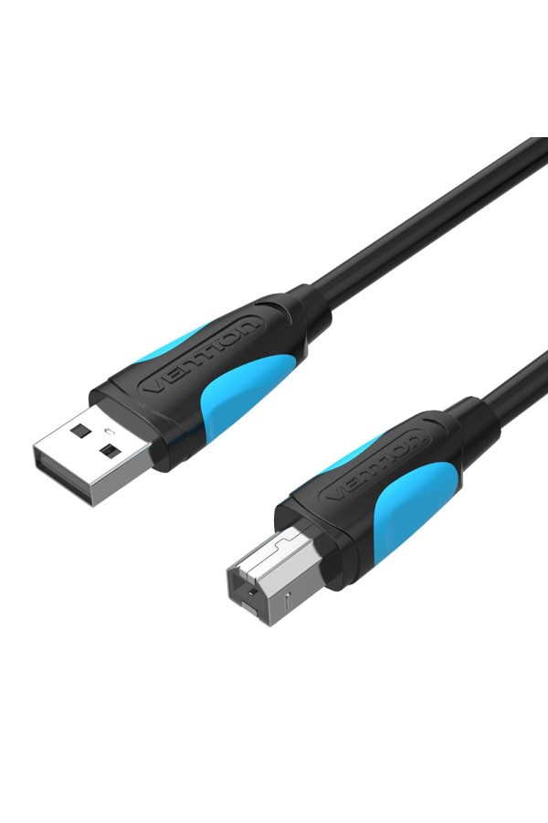 VENTION USB 2.0 A Male to B Male Print Cable 2M Black (VAS-A16-B200) (VENVAS-A16-B200)