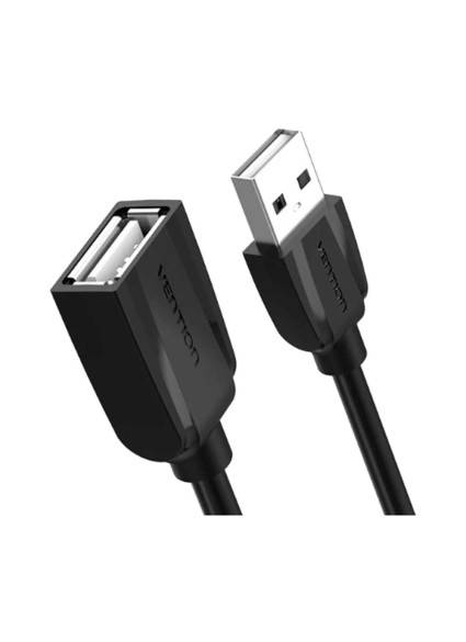 VENTION USB 2.0 Extension Cable 1.5M Black (VAS-A44-B150) (VENVAS-A44-B150)