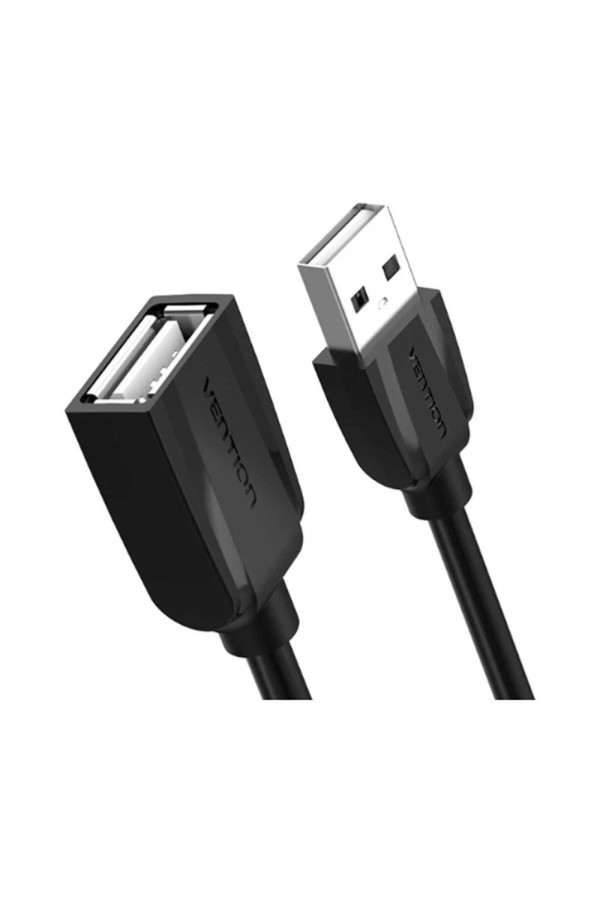 VENTION USB 2.0 Extension Cable 1.5M Black (VAS-A44-B150) (VENVAS-A44-B150)