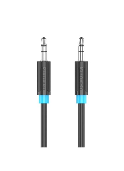 VENTION TRS 3.5mm Male to Male Audio Cable 0.8M Black (VAS-A65-B080) (VENVAS-A65-B080)