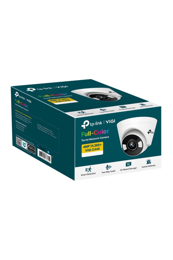 TP-LINK IP κάμερα VIGI C440, 4mm, 4MP, PoE, SD, Ver. 1.0