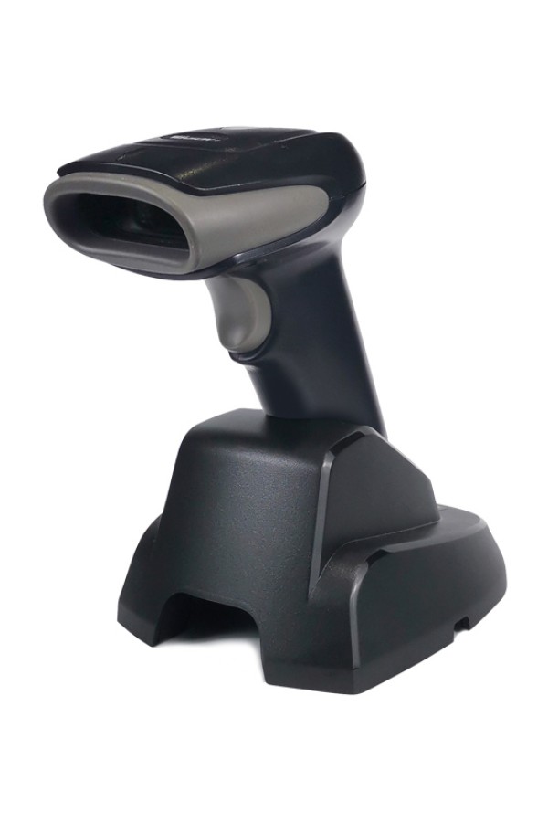 WINSON barcode scanner WNI-6223, 1D & 2D, ασύρματο, 2600mAh, με βάση φόρτισης, μαύρο