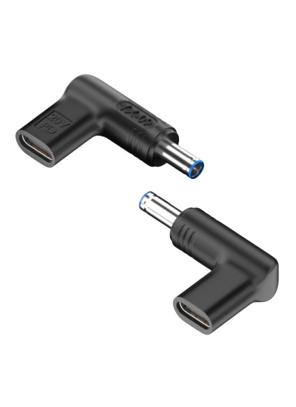 POWERTECH αντάπτορας τροφοδοσίας YX-09, USB-C σε HP 4.5x3mm, μαύρος