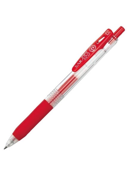 Zebra Sarasa Clip Gel Pen 0.5 Κόκκινο (ZB-14313) (ZEB14313)