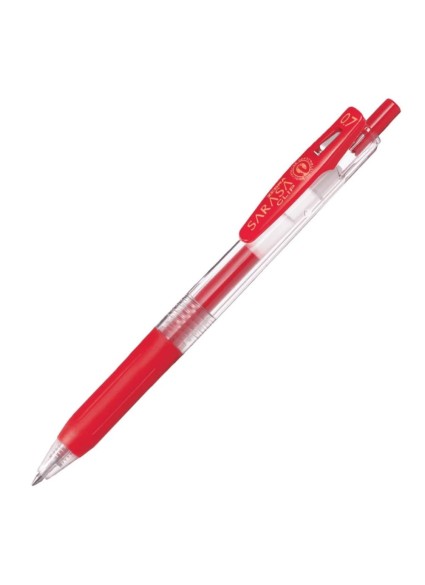 Zebra Sarasa Clip Gel Pen 0.7 Κόκκινο (ZB-14323) (ZEB14323)