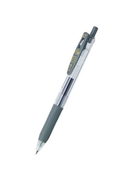 Zebra Sarasa Clip Gel Pen 0.7 Γκρι (ZB-35171) (ZEB35171)